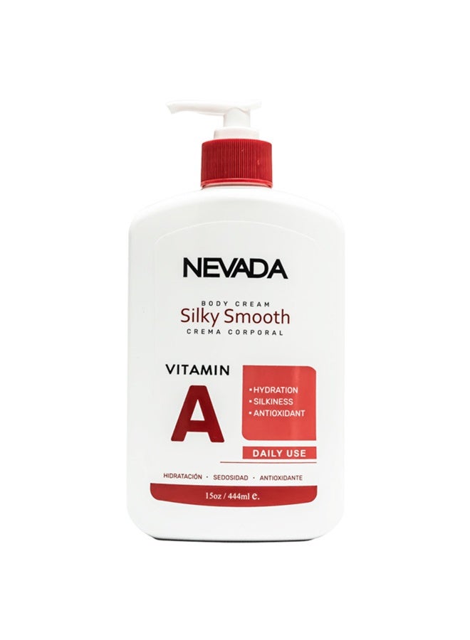 Nevada Silky Smooth Body Cream with Vitamin A 444ml